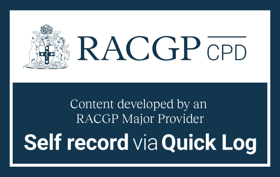 RACGP CPD Quick log- Major Provider logo